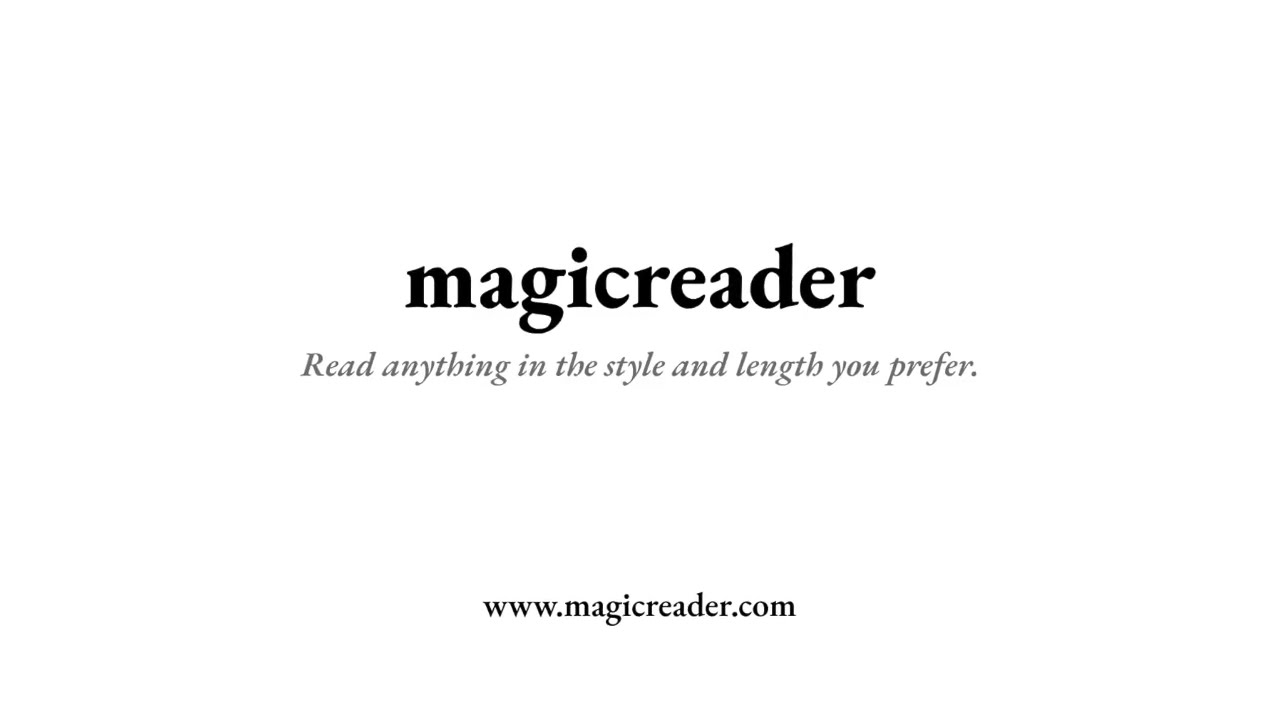 magicreader Chrome Extension Showcase