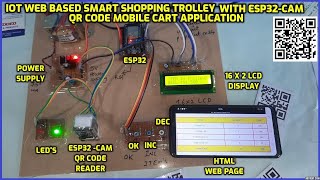 IoT Web based Smart Shopping🛒Trolley with ESP32-CAM QR Code Mobile📱Cart Application screenshot 5