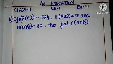 TN Class 11 Maths | CHAPTER 1 Sets Relations and Functions |Exercise-1.1 Q.No.6 | TN New Syllabus.