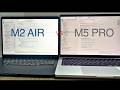 8GB M2 Air vs M5 Pro !! Xcode Test !