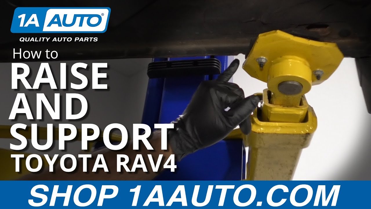 How to Raise and Support 2005-16 Toyota RAV4 | 1A Auto
