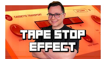 How To Make A Tape Stop Effect (Free VST, Any DAW)