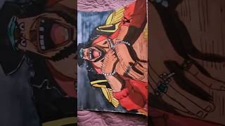 drawing BLACKBEARD from One Piece 👀#blackbeard #onepiece #anime #art #shorts