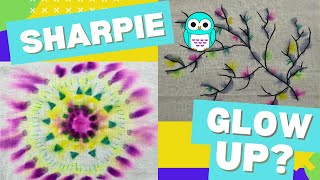 DIY Sharpie Tie-Dye Tote Bag | Easy Way To Dye Fabric to Create Custom Foldable Tote Bag! Part 1