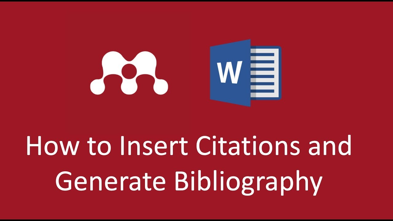 how to make bibliography from mendeley