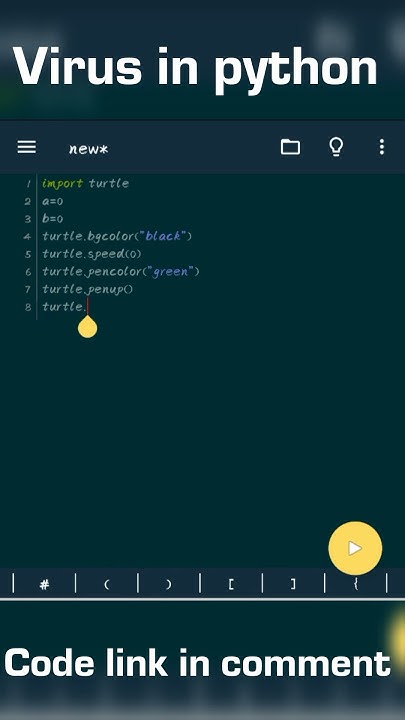 virus in python tutorial|code link in comment #shorts - YouTube