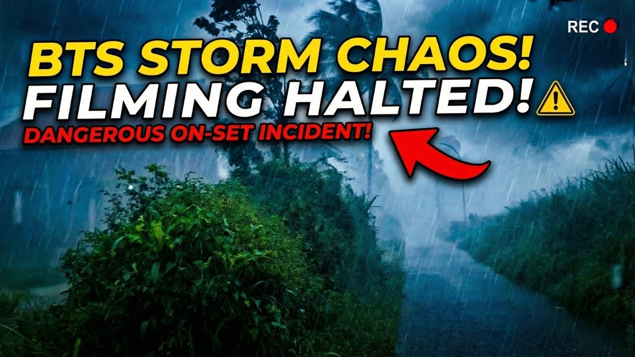 Rain Ambience Recording — Unexpected Strong Wind at the End