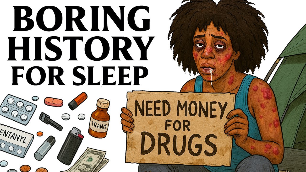 The HORRIFYING Life of a Homeless Fentanyl Addict on Skid Row | Boring History For Sleep
