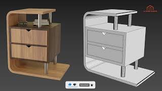 3D Modelling Tutorial for begnniers Side Table