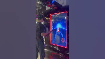 I tried Beat Saber for the first time #beatsaber #youtubeshorts #shorts #shortsvideo2023