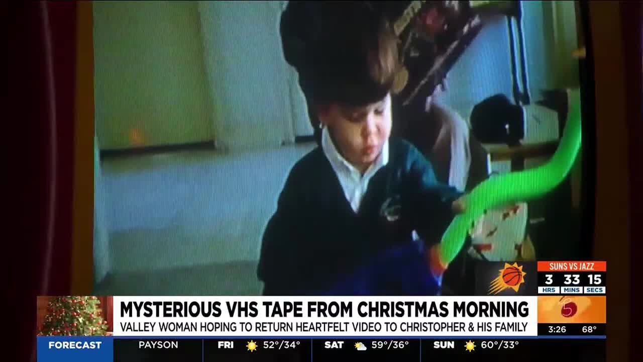 Valley woman hopes to return VHS tape to rightful family - YouTube