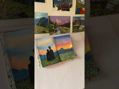 Easy landscape painting