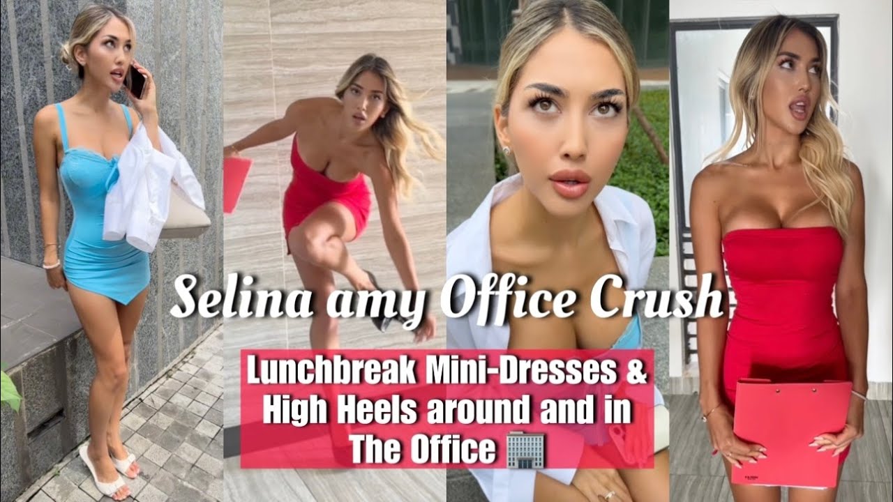 Selina Office Crush Office Lunchbreak & Elevator Compilation ☕️