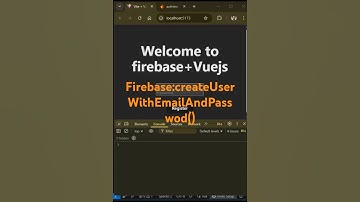Firebase Auth: createUserWithEmailAndPassword in Vue.js in Hindi #firebase #firebaseauth