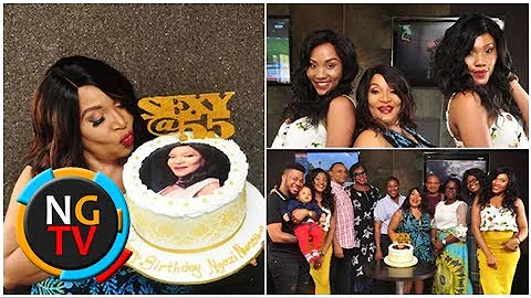 Veteran actress Ngozi Nwosu stuns as she celebrates 55th birthday with close friends and family