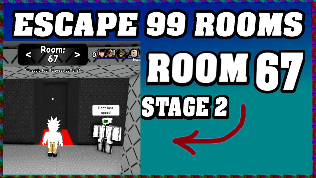 ROOM 67 ESCAPE 99 ROOMS Roblox Walkthrough [Full Guide English] 🗝️