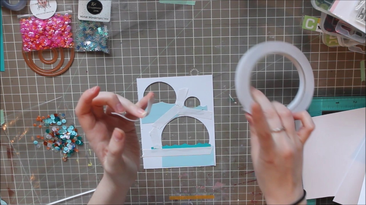 Tulle Shaker Card Tutorial // Scrapbook Blessings Club