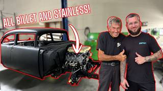 Mr. Sam's 55 Is "back". Building An Insane Exhaust!