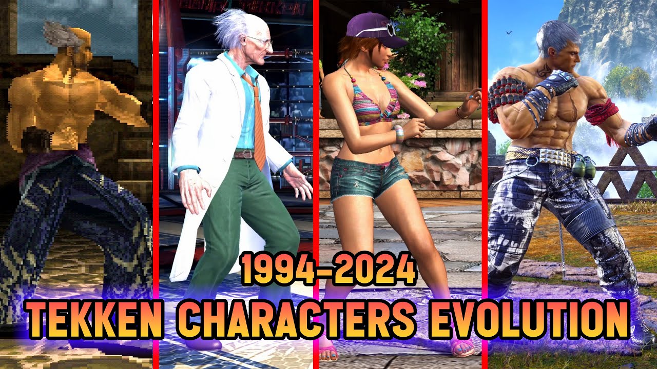 TEKKEN 1 to TEKKEN 8 (1994-2024) Characters Evolution - Part 1
