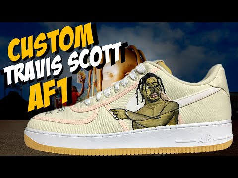travis scott af1 custom