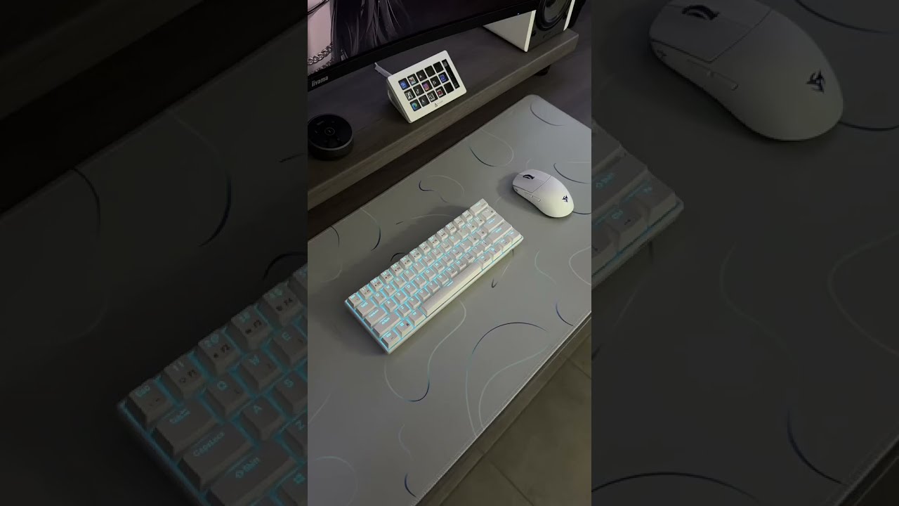 RK61 Compact RGB Keyboard With Blue