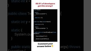 Guess the output | Most asked Java Interview Question | Tricky Java Question #12