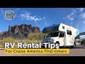 Cruise America RV Rental Tips for first-timers