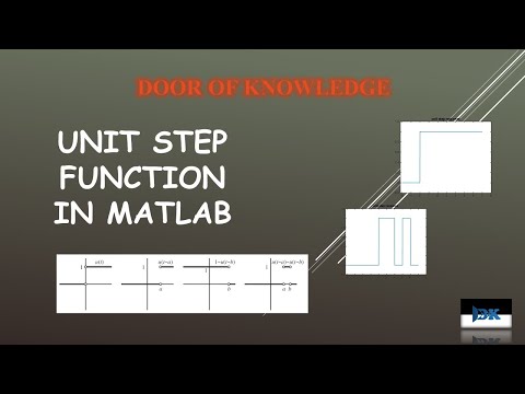 Unit step function in MATLAB 2016