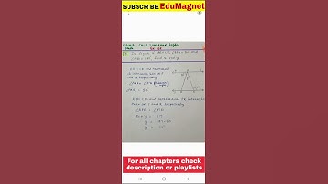Ex. 6.2 CHAPTER 6 LINES AND ANGES NOTES CLASS 9 MATH