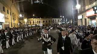 honores al monumento Condell banda colegio Salesiano Valparaìso