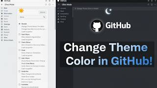 Celebrity How to Change Theme Color in GitHub (Light, Dark & Custom Themes Tutorial) Profile
