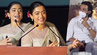 Rashmika Mandanna Cute Speech At Sulthan Movie Trailer Launch Event  Sulthan Pre Release Event