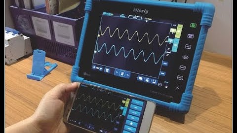 Cool is all! Micsig Oscilloscope Mobile Remote Control
