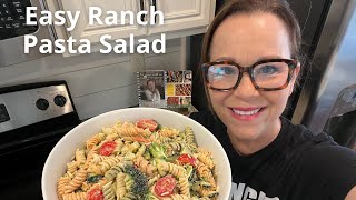 Easy Ranch Pasta Salad | A different pasta salad for your summer cookout