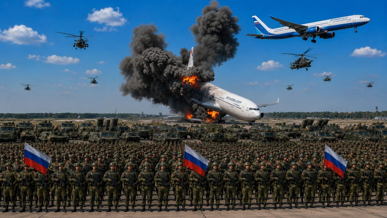 A major tragedy; the Russian presidential plane, carrying 12 North Korean generals, was shot down.