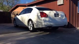 2004 Maxima True Dual Exhaust With Xpipe And Magnaflow 14816 Mufflers No Resonators