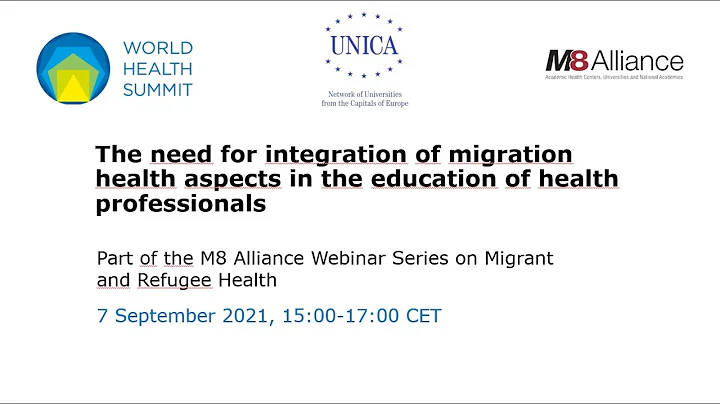 The need for integration of migration health aspects in the education of health professionals - M8