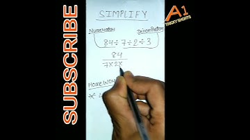 DIVIDE || SIMPLIFY || DIVISION TRICKS || MATHS TIPS AND TRICKS || #shorts