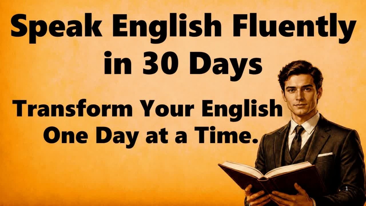 Speak English FLUENTLY in 30 Days | English Practice English - YouTube