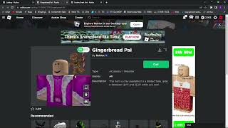 2 Free Christmas Roblox Accessories