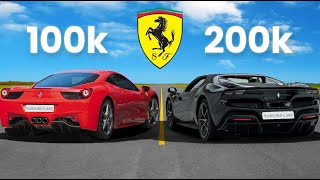 Ferrari 296 GTB vs Ferrari 458