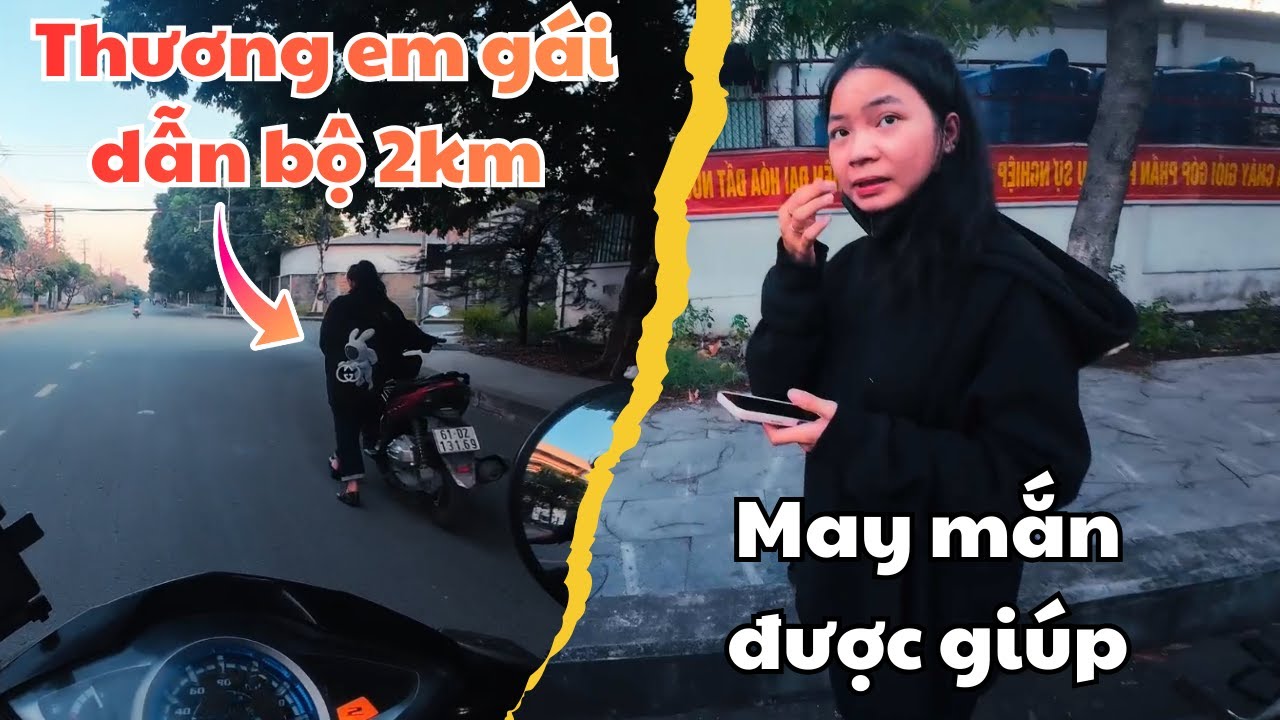 Em gái xe hết bình giữa đường vắng… Không tiền, không quen biết – vẫn được cứu hộ miễn phí