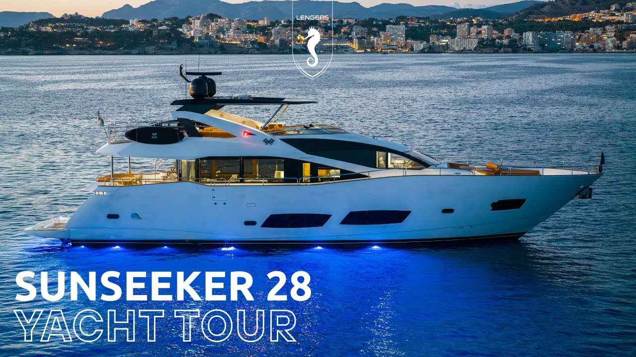 ⁣Sunseeker 28 | Yacht Tour