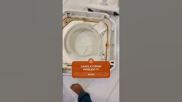 A3 ALARM IN DAIKIN AC WHATS PROBLEM?? HOW TO SOLVE A3 ERROR #mractech