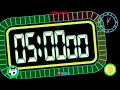 Rectangle 5 minutes countdown timer  alarm🔔