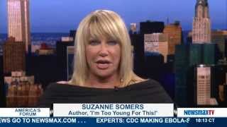 America's Fourm |  Suzanne Somers talks about natural hormone therapy for women | Part 2