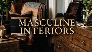 MASCULINE INTERIOR DESIGN: 10 Insider Styling Tips Nd Insider