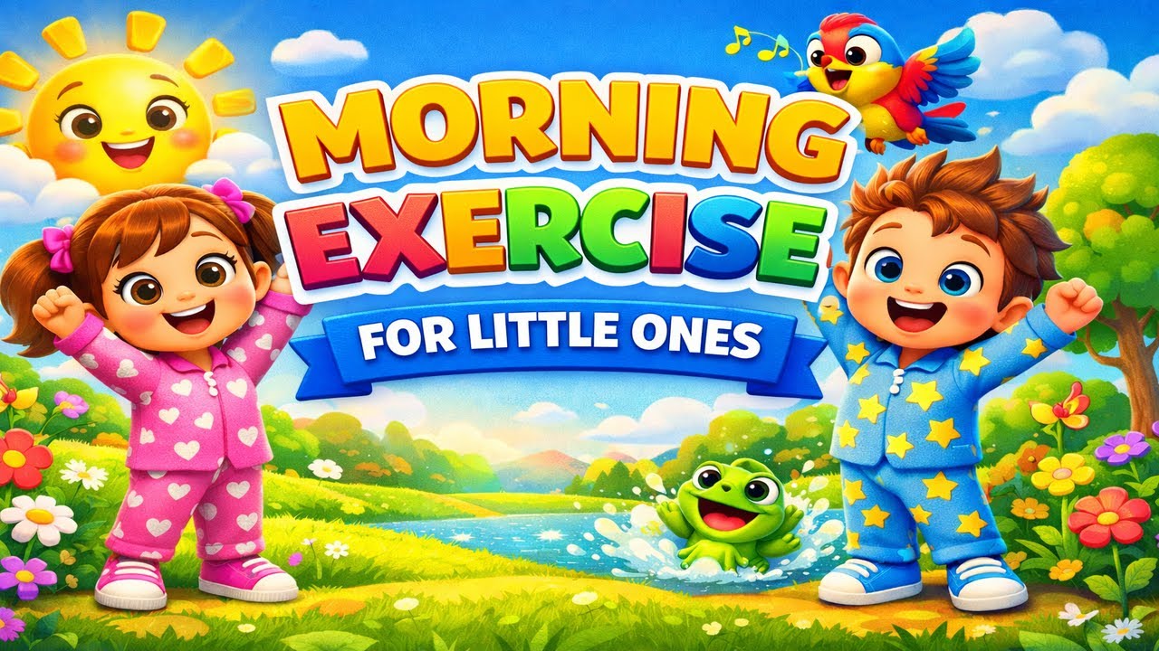 MORNING EXERCISE FOR LITTLE ONES | FUN ANIMATION - YouTube