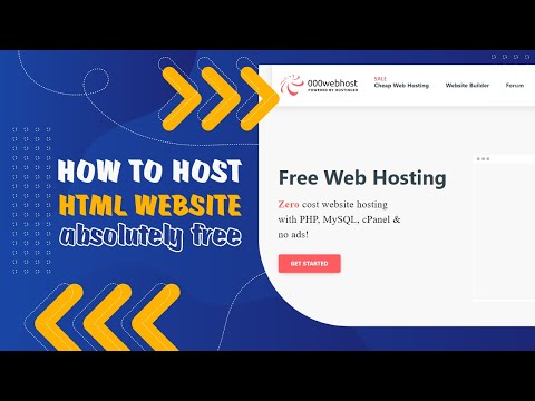 How to host your html website for free | 000webhost