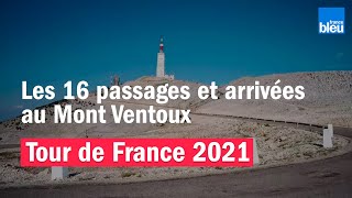 Tour de France 2021 : retour sur les 16 passages et arrivées au Mont Vnetous